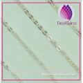 Wholesale flat 925 Sterling Silver Roll Neck Chain and antioxidation and antiallergic and non-fade